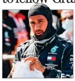  ??  ?? HEAVY-HANDED: Hamilton’s preaching is causing division within the F1 paddock