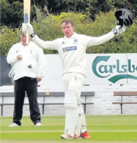  ?? Josh Bohannon hit a century for Ormskirk against Rainford ??