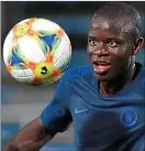  ??  ?? Back in the capital: N’Golo Kante
