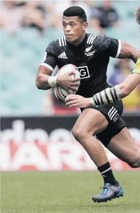  ??  ?? Etene Nanai-Seturo played for the New Zealand sevens side, despite the Warriors saying he is contracted to them.