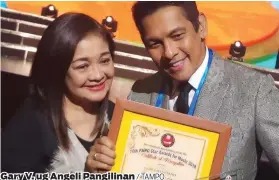  ?? / TAMPO ?? Gary V. ug Angeli Pangilinan