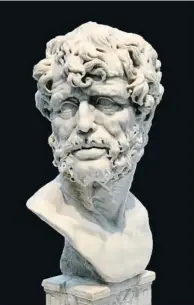  ??  ?? Busto de Séneca, el filósofo y dramaturgo cordobés