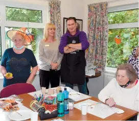  ?? ?? From left Carol Rixon, centre manager Deborah Heffernan, Ricky Heffernan and Pat Hillman at Age Concern Twyford & District.