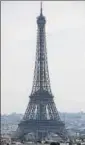  ?? AFP ?? ▪ File photo of the Eiffel Tower in Paris.