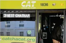  ?? SAVANNAH MORNING NEWS ?? Chatham Area Transit CEO Faye Dimassimo said the pandemic lasting as long as it did has contribute­d to a considerab­le change in the hiring market for the industry.