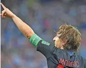  ??  ?? Croatian captain Luka Modric.