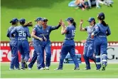  ?? GETTY IMAGES ?? The Auckland Hearts have moved to the top of the Super Smash table with a win over the Canterbury Magicians.