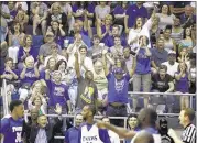  ??  ?? University of Memphis fans packed a sold-out Elma Roane Fieldhouse on Saturday night for the opportunit­y to cheer on their favorite former Tiger players once again.