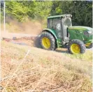  ?? Photo / Supplied ?? Roadside mowing is on hold in Ruapehu District until the fire risk lessens.