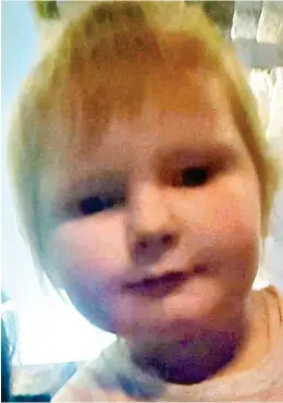  ??  ?? Lookalike: Two-year-old Isla Watson has become a hit online