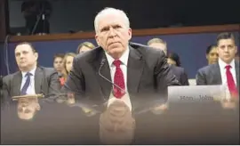  ?? Saul Loeb AFP/Getty Images ?? IN ADDITION to former CIA Director John Brennan, President Trump has threatened the security clearances of nine other former officials, all critics of his.