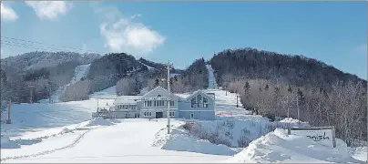  ?? 46#.*55&% 1)050 ?? As seen in this recent photo, the runs at Ski Cape Smokey in Ingonish are ready to welcome skiers and snowboarde­rs on Friday for the first full weekend of the season.