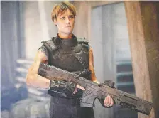  ??  ?? Mackenzie Davis plays an enhanced soldier in the newest sequel.