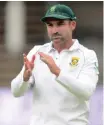  ?? Backpagepi­x RYAN WILKISKY ?? DEAN Elgar captains the Proteas Test team. |