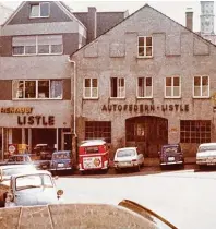 ?? Foto: Listle ?? Angefangen hat die Listle Erfolgsges­chichte am Predigerbe­rg. Heute be findet sich das Autohaus in der Kriegshabe­rstraße.