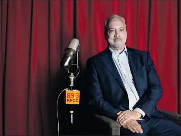  ?? Dania Maxwell Los Angeles Times ?? HERB SCANNELL will take over as president and chief executive of Southern California Public Radio, which operates KPCC-FM, on Feb. 28. He plans to emphasize local journalism and use podcasts to grow the station.