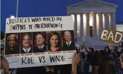  ?? Photograph: Jacquelyn Martin/AP ?? ‘Extreme justices have issued legal rulings that force an unpopular and radical agenda on to the American people that is rooted in white supremacy.’