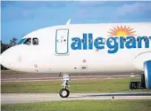  ??  ?? “We understand that it [early-morning run ups] can be an inconvenie­nce,” said Allegiant’s Krysta Levy. “But the safety of our planes is of paramount importance.”