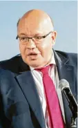  ?? Foto: Kay Nietfeld, dpa ?? Wirtschaft­sminister Altmaier gibt sich sehr optimistis­ch.