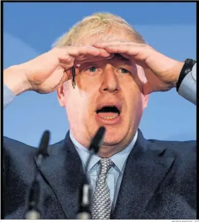  ?? ANDREW PARSONS / EFE ?? El primer ministro británico, Boris Johnson.