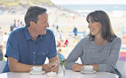  ??  ?? Former prime minister David Cameron and his wife Samantha have just bought a £2m Cornish holiday home. Could they cut their stamp duty bill?