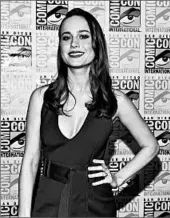  ?? ALBERTO E. RODRIGUEZ/GETTY ?? Brie Larson appears Saturday at San Diego Comic-Con, where it was announced she’ll play Carol Danvers.