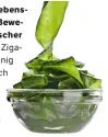  ??  ?? Algen enthalten Jod und regenerier­endes Chlorophyl­l