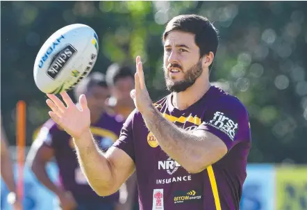  ?? Picture: AAP IMAGE ?? Broncos No.7 Ben Hunt (pictured) could come under pressure from veteran teammate Benji Marshall.