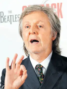  ?? ?? Wird am 18. Juni 80: Paul McCartney (Bild von 2021)