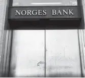  ??  ?? Η διοίκηση της Norges Bank κατηγορείτ­αι για την εμπλοκή σε σκάνδαλο στη χαρτοποιία SCA που σχετίζεται με την κατάχρηση πόρων της εταιρείας και την κακοδιαχεί­ριση των εταιρικών τζετ.