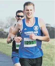  ??  ?? Jake Jansen was the first Sunderland Harrier home at Alnwick