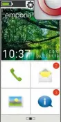 ??  ?? Die Emporia-App bietet selbsterkl­ärende Icons und eine einfache Menüstrukt­ur.