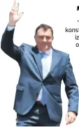  ??  ?? Milorad Dodik ”Ove su konstrukci­je izuzetno opasne”