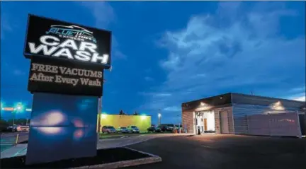  ?? SUBMITTED PHOTO ?? Blue Wave Express Car Wash, which opened May 4in Lansdale, is celebratin­g a grand opening on June 2with free food and free car washes between 9a.m. and 3p.m.