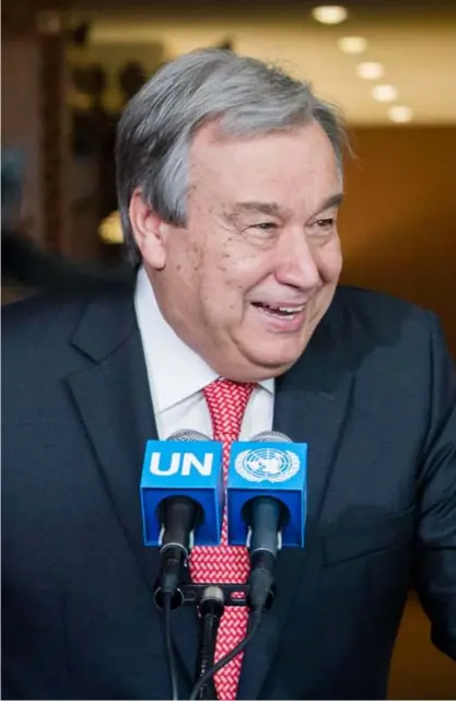  ??  ?? ANTÓNIO GUTERRES