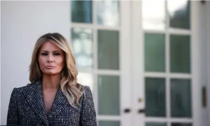  ?? Photograph: Hannah McKay/Reuters ?? Melania Trump announced the new tennis pavilion on the south grounds of the White House is set to be unveiled.