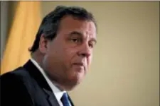  ?? AP PHOTO/JULIO CORTEZ ?? Former New Jersey. Gov. Chris Christie