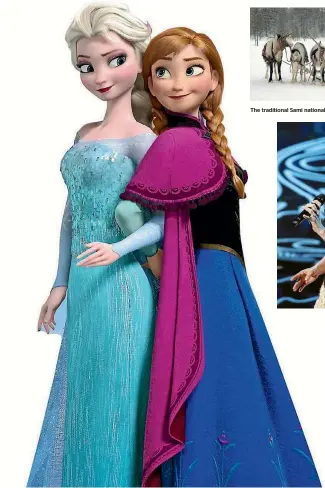  ??  ?? Disney scored a huge hit with Frozen, the story of princesses Elsa and Anna.