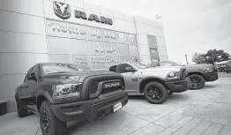  ?? David Zalubowski / Associated Press ?? Ram pickups ranked first for having the fewest problems reported by customers, according to J.D. Power. It’s the first time a brand from Stellantis took the top spot.