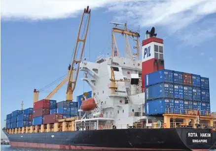  ?? Container vessel departed Lautoka yesterday for Honiara, Solomon Island. ??