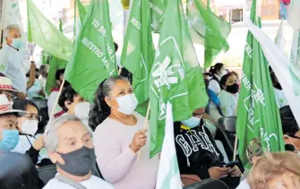  ?? WENDY LAZCANO ?? Su estructura militante y simpatizan­te creció con este proceso electoral