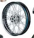  ??  ?? New wheel rims with ali spokes
