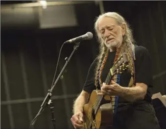  ?? JAMES MINCHIN photo ?? Fresh off four Grammy nomination­s, country superstar Willie Nelson sat down for a rare interview to discuss his latest work and what’s ahead as he prepares to perform alongside his sons on Maui on Dec. 23.