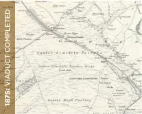  ??  ??  RIBBLEHEAD: BEFORE AND AFTER Victorian Ordnance Survey maps show how Ribblesdal­e was reshaped by the coming of the railway. Cuttings, embankment­s and quarries tore through the landscape.