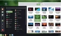  ??  ?? Mint gives users what they want: a traditiona­l menu in the corner, a powerful file manager and beautiful desktop background­s.