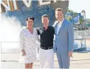  ??  ?? Declan Donnelly with Scarlett Moffatt and Stephen Mulhern.