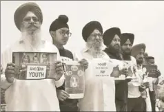  ?? HT ?? ■ An antidrugs awareness campaign in Amritsar, Punjab. At least 23 people have reportedly died due to overdoses in June alone