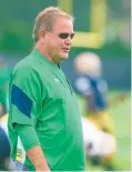  ?? ROBERT FRANKLIN/AP ?? Notre Dame football coach Brian Kelly took some actions on Sunday after six of his players were arrested during separate incidents.