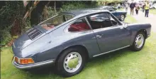  ??  ?? Far left: One of the earliest 911s in the UK, LGK 6D was built in July 1965 and one of two RHD cars in Slate Grey