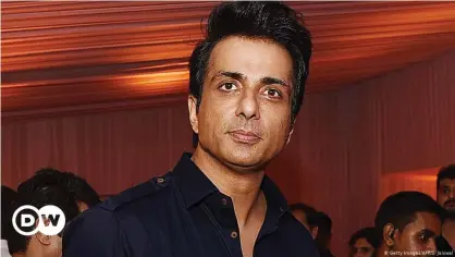  ??  ?? Sonu Sood: a messiah for many Indian migrants